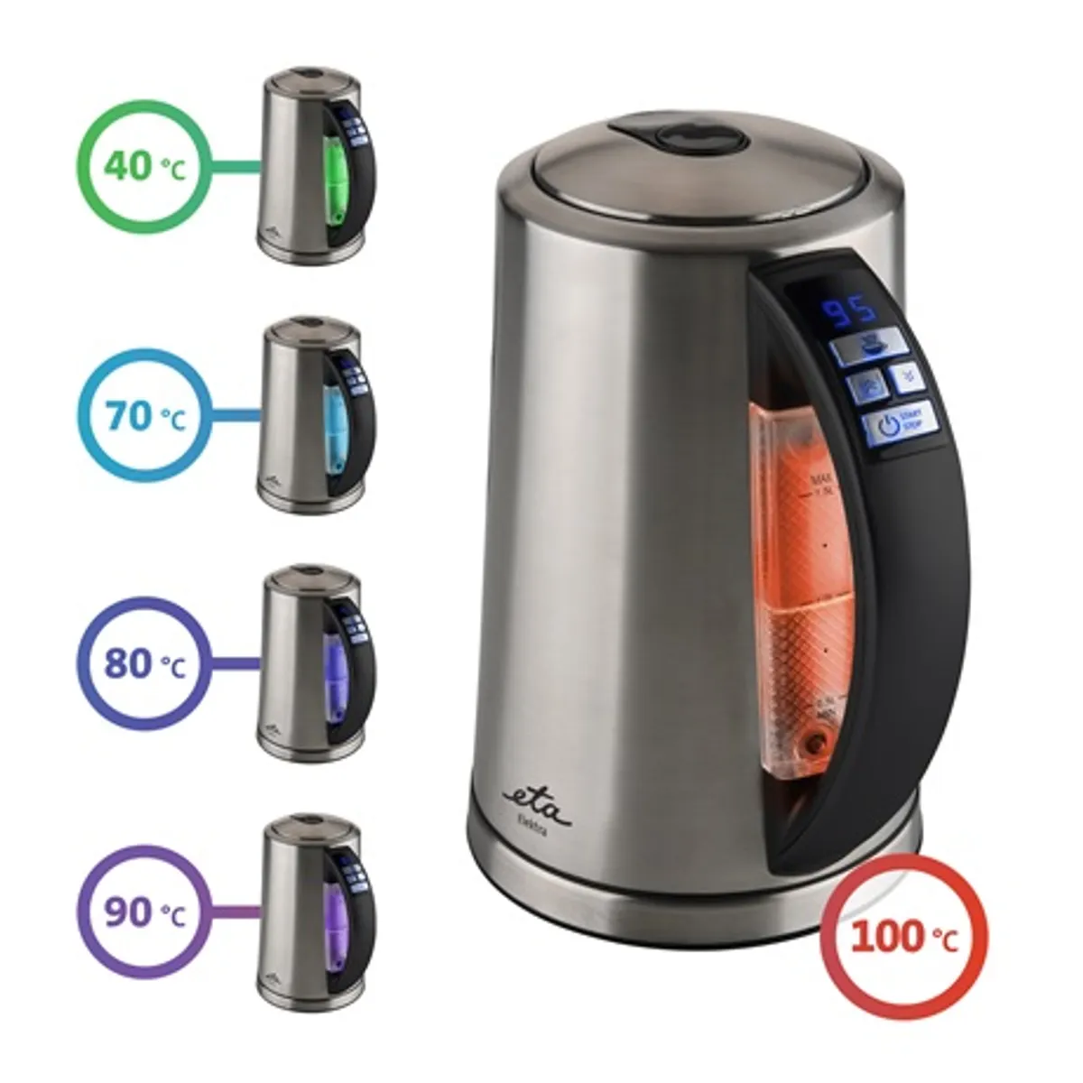 Eta 359790000 Vízforraló 1,5 l 2200 W 40-100 C melegen tart #5