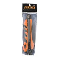 Handy 10814 univerzális kés törhető penge 18 mm kihúzható penge ütésálló műanyag váz csúszásgátló gumi markolat tartozék 1 db 18 mm penge #4
