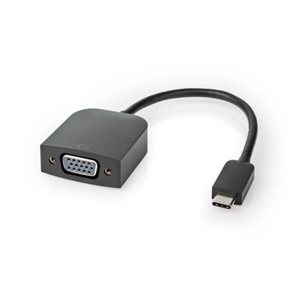 Nedis CCGP64852BK02 USB-C to VGA adapter kábel 0.20 m fekete 1920x1200@60Hz #3