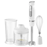Sencor SHB4460WHEUE3 botmixer szett 1000 W titán pengék 700 ml keverőedény 500 ml aprítóedény turbo #3
