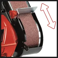 Einhell TC-US 350 asztali szalagcsiszoló 350 W 2980 min-1 686x50 mm szalag 80 szemcsefinomság 150x32 mm korong 36 szemcsefinomság #2