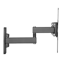 Stell SHO 4530 fali konzol kihúzható 23-42" teherbírás 15 kg dőlés 10° elforgatás 90° VESA 75x75 100x100 200x100 200x200 fekete #4