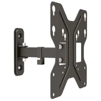 Gogen DRZAKTURNM2 fali konzol 42" televízióhoz VESA 75x75; 100x100; 200x100; 200x200 dőlésszög +15° - -15° forgatás +90° - -90° teher 30 kg fém fekete #1
