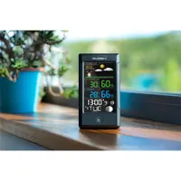 Gogen ME1296 időjárás állomás LCD DCF77 433MHz vezeték nélküli külső szenzor #9