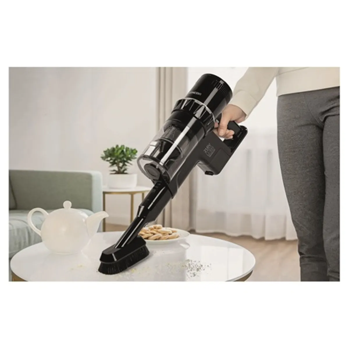 Sencor SVC 7523BK 2in1 250W digitális motor HEPA porzsák nélküli 45 perc Li-ion 21,6V 2200mAh LED #8