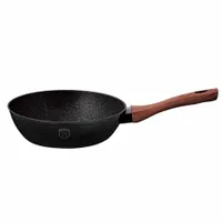 Berlinger Haus BH/1718 Mély serpenyő fedővel 24 cm 3 rétegű kőhatás bevonat turbó indukciós talp #3