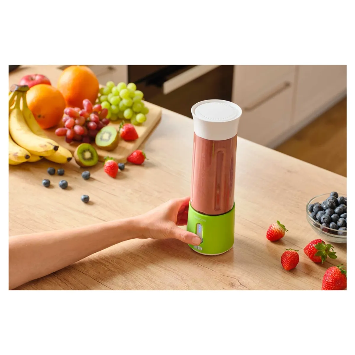 Sencor SBL 131GR hordozható turmixgép akkumulátoros 500 ml 150 W IPX65 USB-C #7