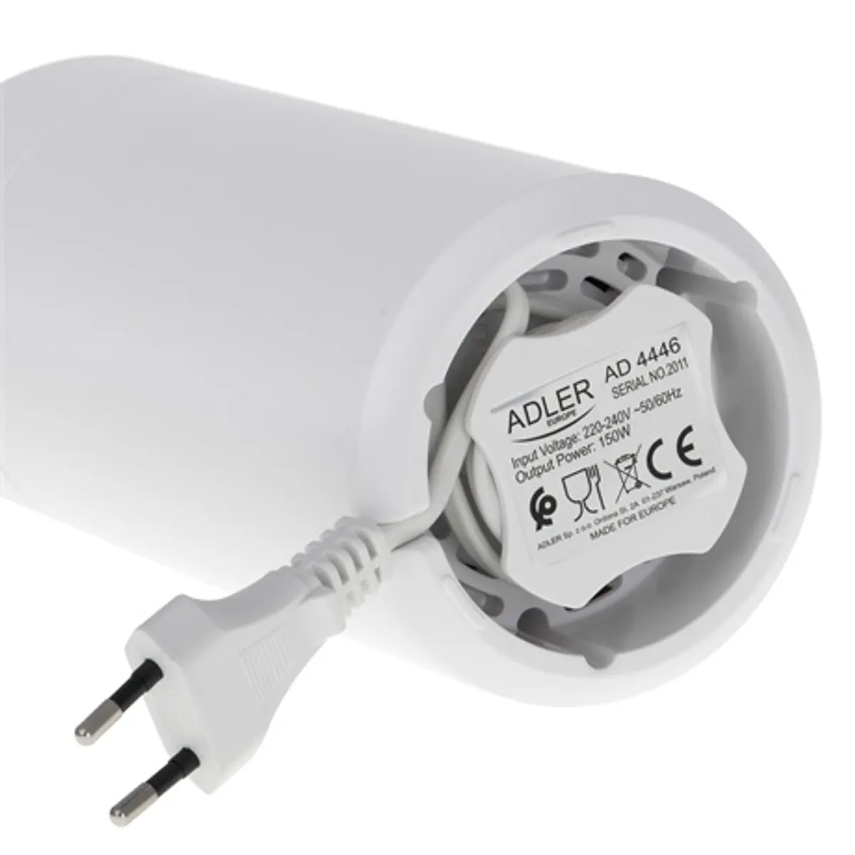 Adler AD4446WG kávédaráló 150W rozsdamentes acél pengék átlátszó tető bekapcsoló gomb 75 g kapacitás #5