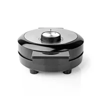 Nedis KAWP100BK gofrisütő szív alakú 19 cm, 1000 W, tapadásmentes bevonat, automatikus hőmérséklet-szabályozás, étel kész jelző, zárrendszer #1