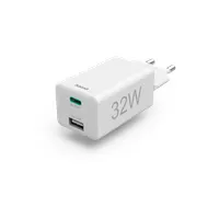 Hama 00201691 hálózati töltő 1xUSB-C pd 20W 1xUSB-A 12W 32W 100-240V qc 2.0 3.0 fehér #1