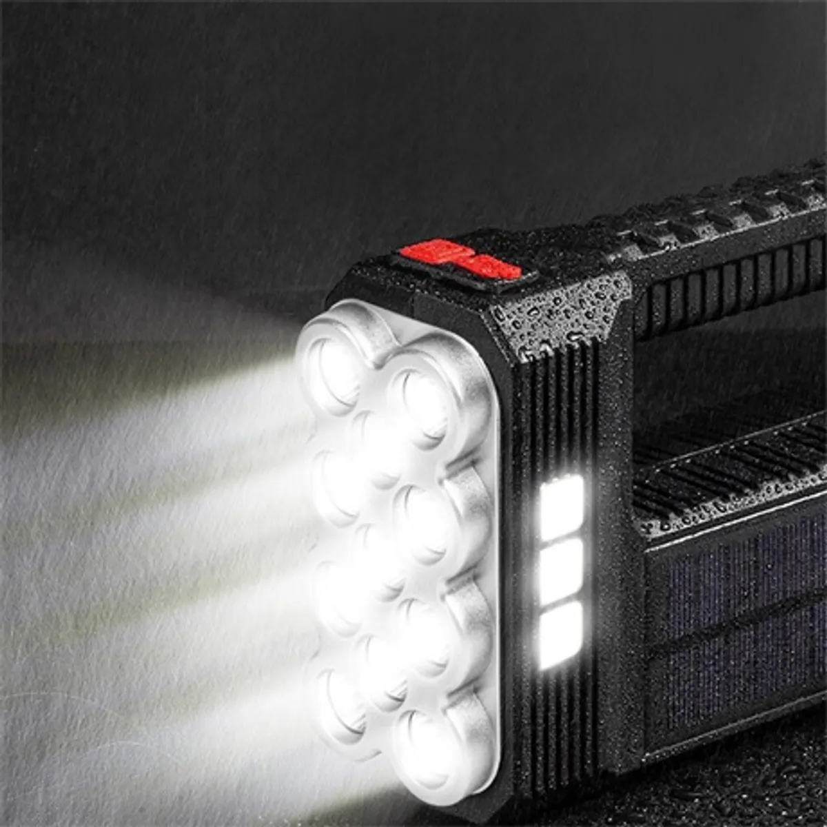 Phenom 18581 zseblámpa, szolár COB LED, 3W-3W, 650 és 350 lm, IP55, 1200 mAh Li-ion, MicroUSB #2