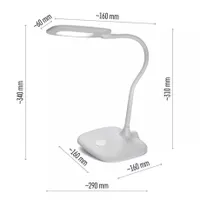 Emos Z7602W Stella led asztali lámpa dimmelhető 400 lm 4000 K 12 V 400 mA 30 000 óra #8
