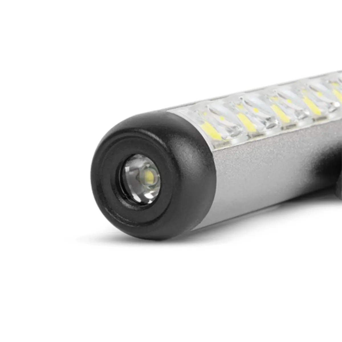 Phenom 18580A LED zseblámpa újratölthető mágneses övcsipesz Type-C töltés ezüst alumínium #2