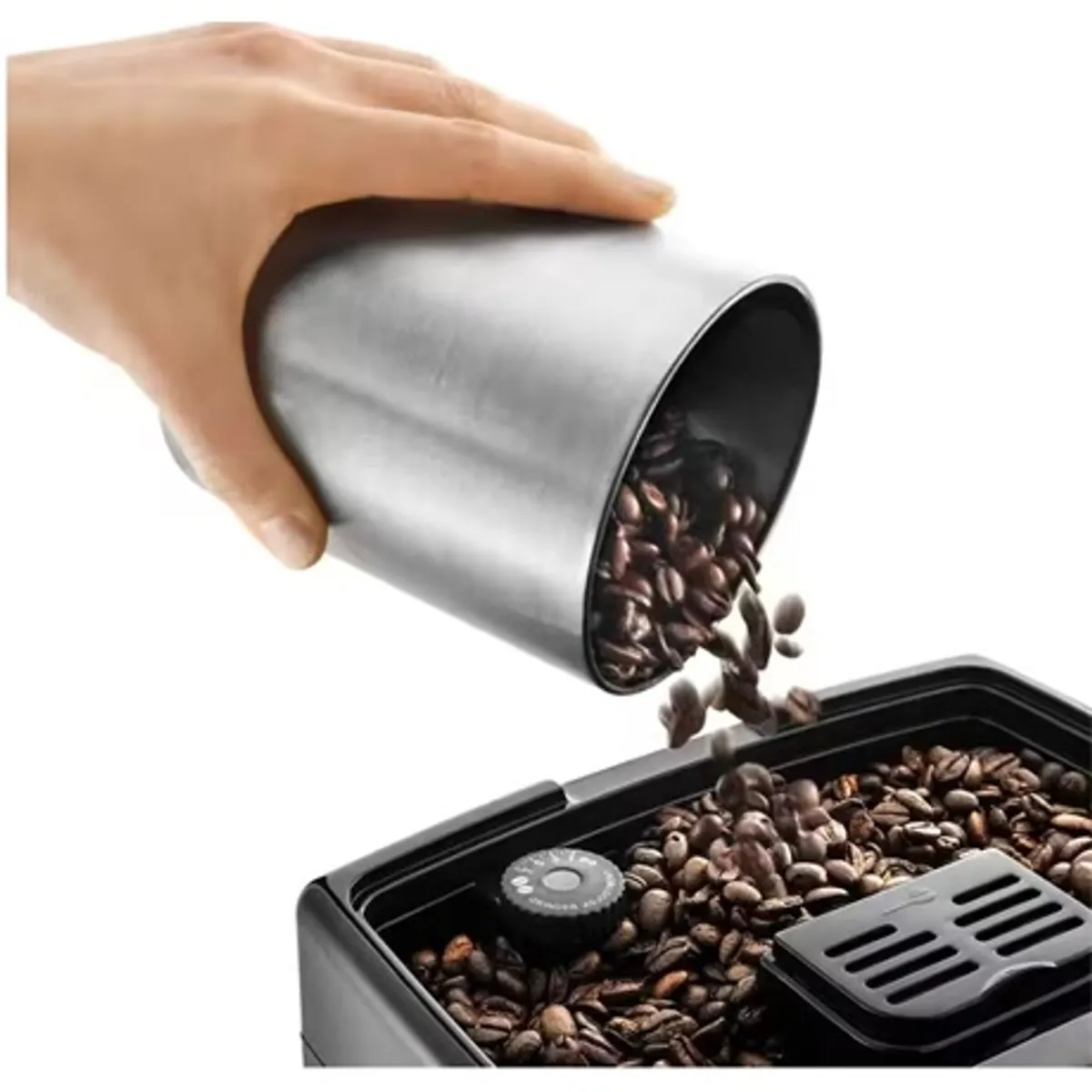 Delonghi ECAM350.55.W Dinamica LatteCrema rendszer, személyre szabható italok, csészetartó, kávébab tartály 300 g, LCD kijelző, 15 bar #2