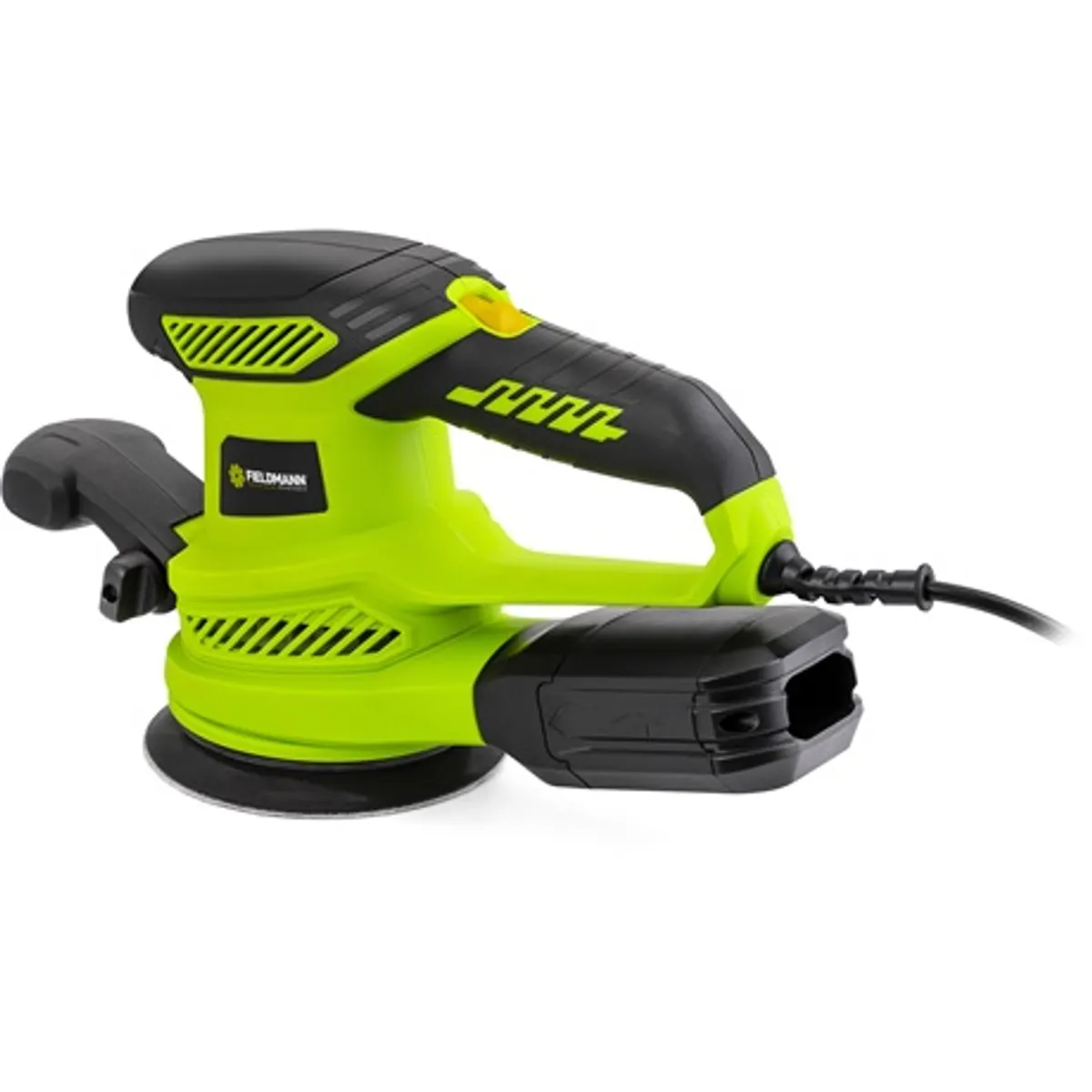 FIELDMANN FDEB 200451-E Excenter csiszoló 125 mm 450 W 13000 rpm 2 fokozat porszívócsatlakozó zaj 88 dB súly 2,1 kg kábel hossz 1,8 m #1