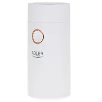 Adler AD4446WG kávédaráló 150W rozsdamentes acél pengék átlátszó tető bekapcsoló gomb 75 g kapacitás #1