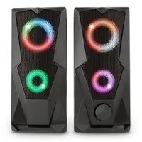 Yenkee YSP 2003RGB Hangfal 2.0 RGB USB 5V 1A 2x 2.5in hangszóró 4ohm 160Hz-20kHz 6W RMS