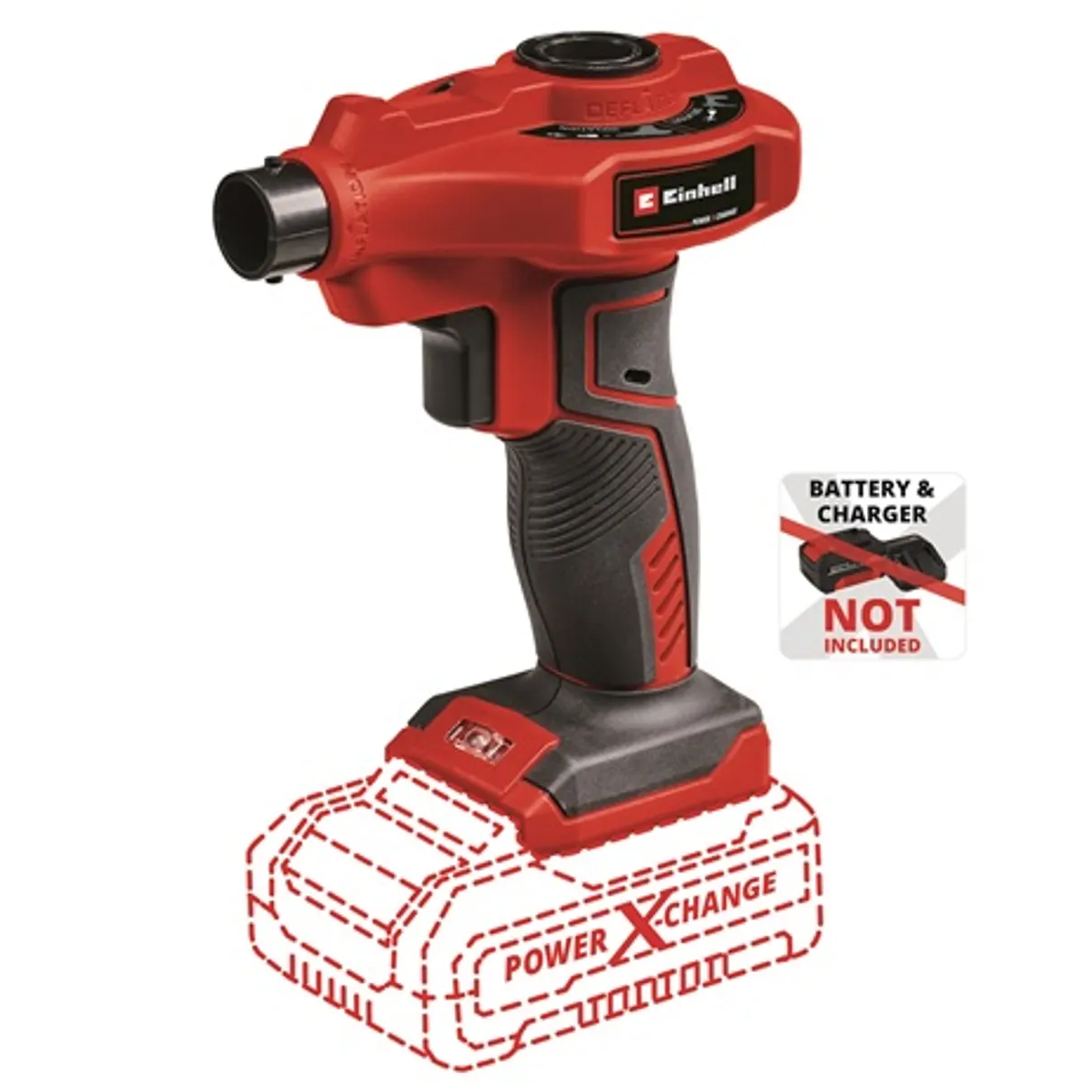 Einhell CE-AP 18 LI - SOLO Akkus légpumpa Power X-Change 18 V 670 L/min 0.053 bar #2