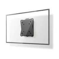 Nedis TVWM1010BK rögzített fali TV-tartó 13-27" max. teherbírás 30 kg faltávolság 20 mm acél VESA 50x50 75x75 100x100