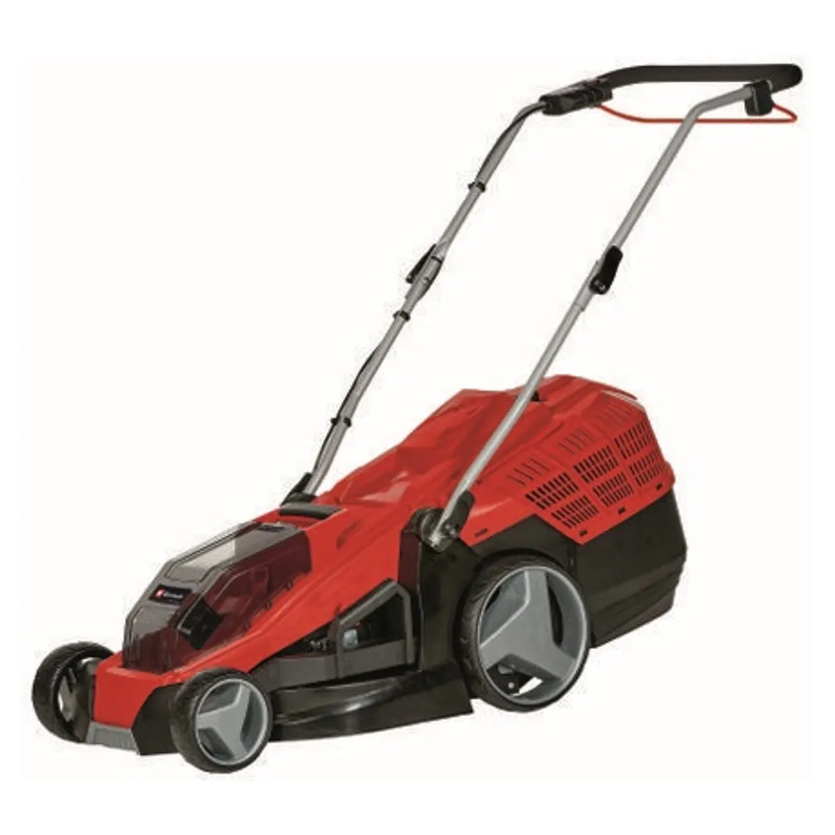 Einhell GE-CM 36-43 LI SOLO akkus fűnyíró 43 cm vágás 6 fokozatú magasságállítás szénkefe nélküli motor mulcsozó adapter 63 L fűgyűjtő Power X-Change #1