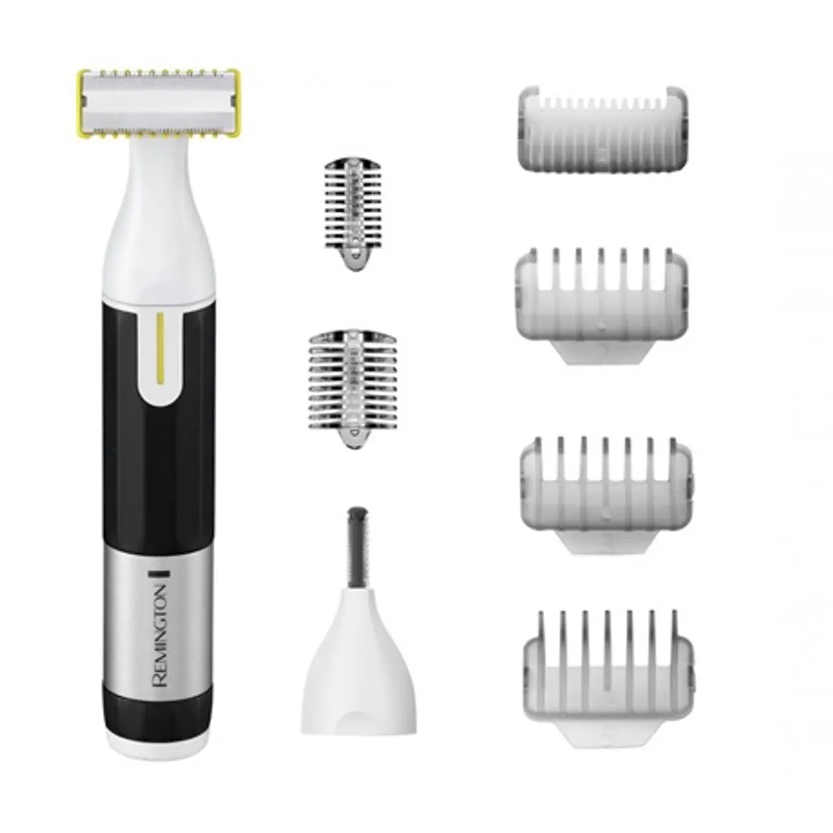 Remington HG2000 Omniblade Advance arcszőrzet igazító 0,15 mm bőrközeli eredmény 7 cserefej 35 mm fő vágókés 40 perc 5 év pengeélettartam #3