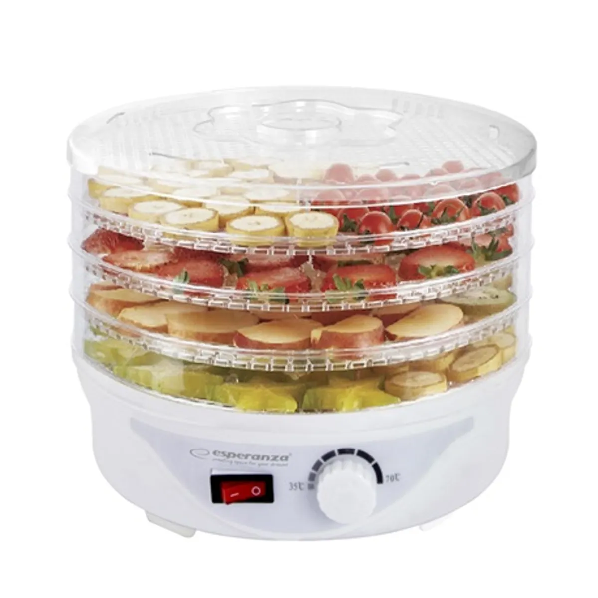 Esperanza EKD003 Délicatesse aszalógép 250 W beépített ventilátor túlmelegedés elleni védelem #1