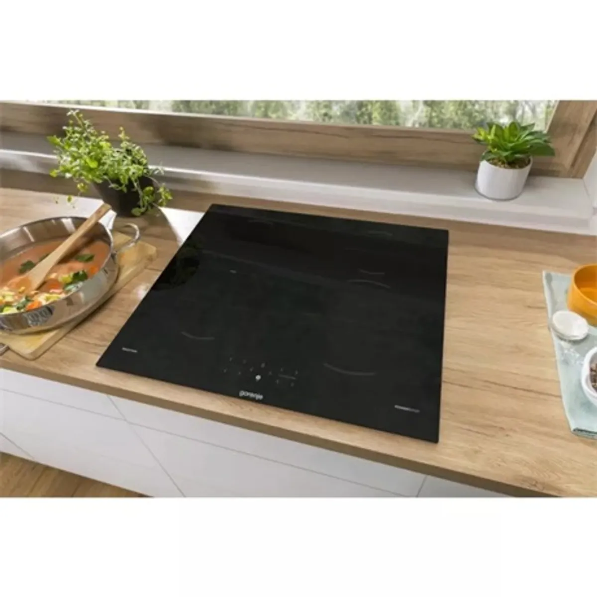 Gorenje GI6421BC indukciós főzőlap 4 zónás keret nélküli érintőszenzoros edzett üveg booster 7200 W fekete #6