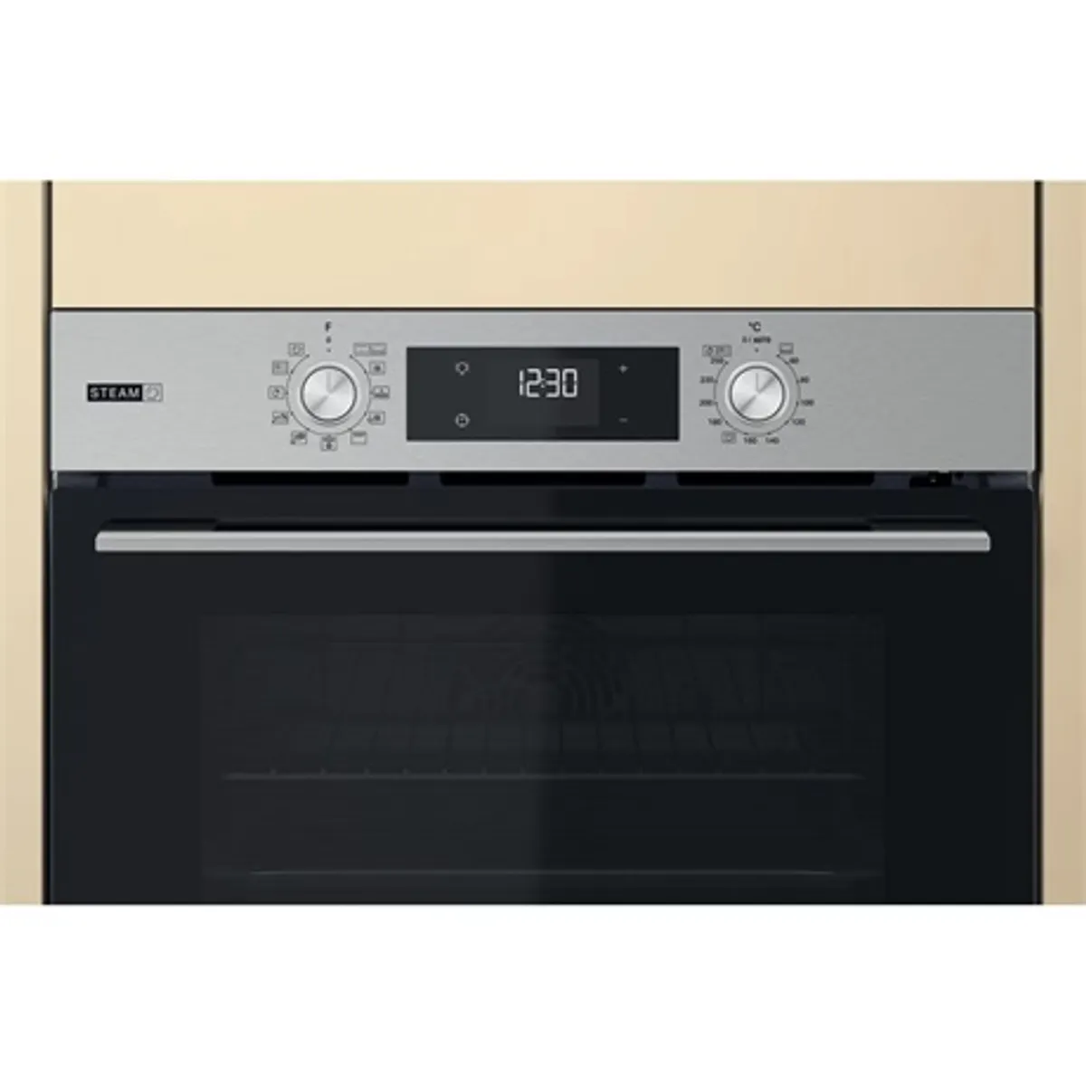 Whirlpool OMSK58RU1SX beépíthető sütő gőz funkcióval, pirolitikus és hidrolitikus tisztítás, inox, 71 l 59,5x59,5x55,1 cm #8