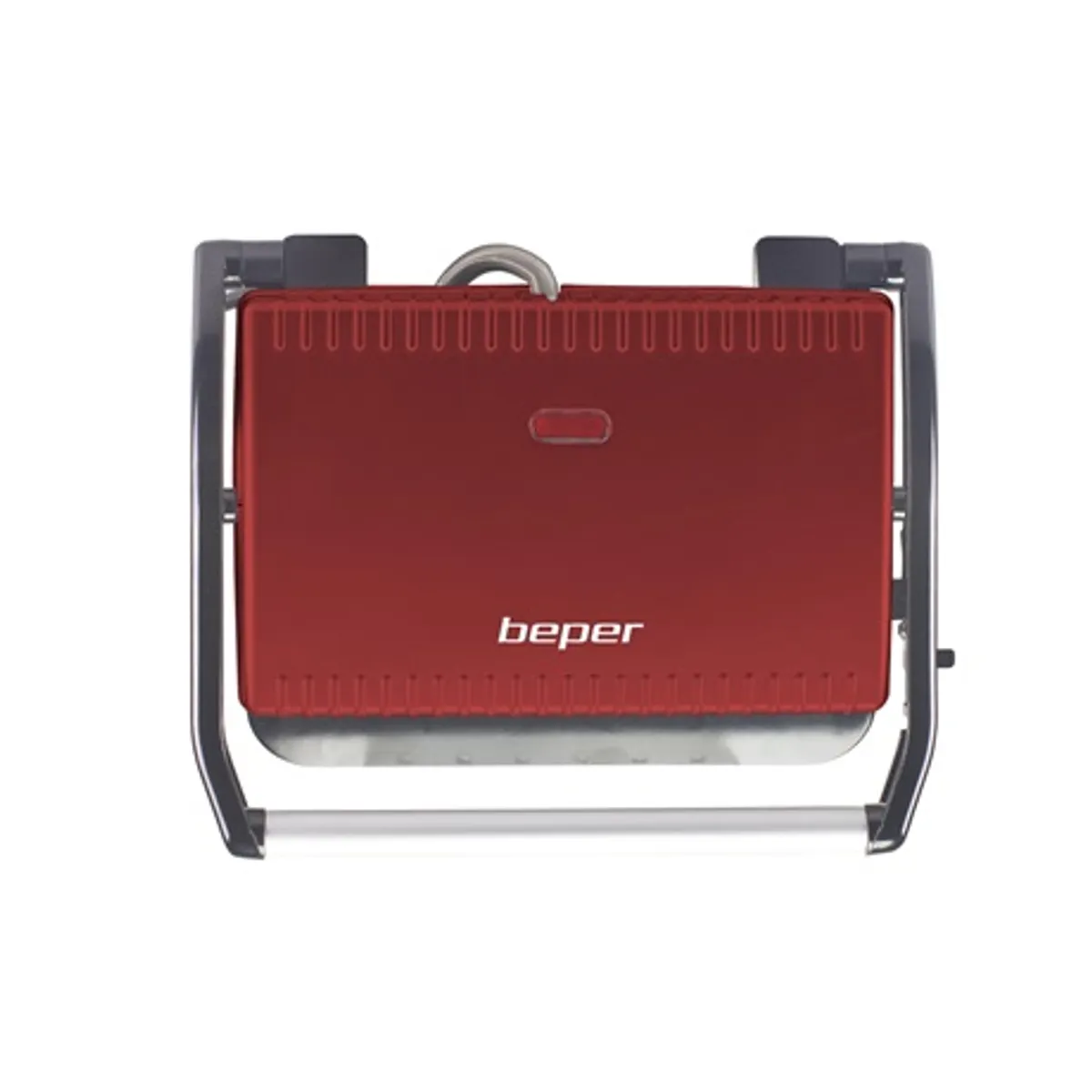 Beper P101TOS002 panini sütő piros 850 W grilllapok tapadásmentes bevonattal működési lámpával csúszásmentes lábak méretei 29,4x10,40x25 cm #3