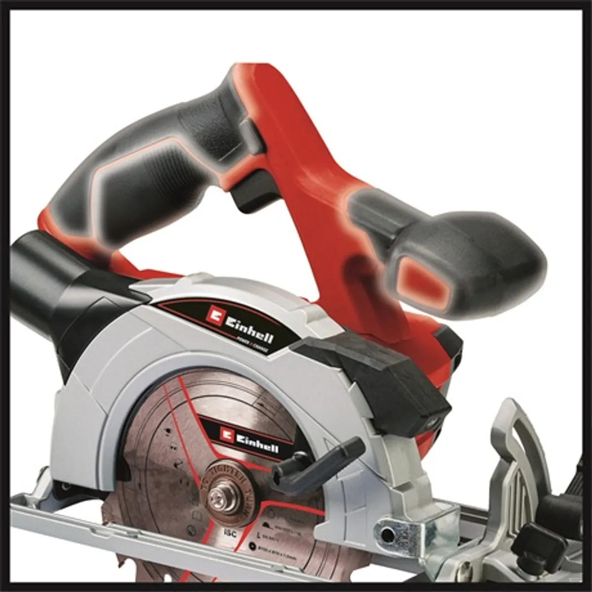 Einhell TE-CS 18-150 LI - SOLO körfűrész 150 mm fűrészlap, 4200 min-1, led megvilágítás, tengelyzár, pxc, vezetősín kompatibilis #5