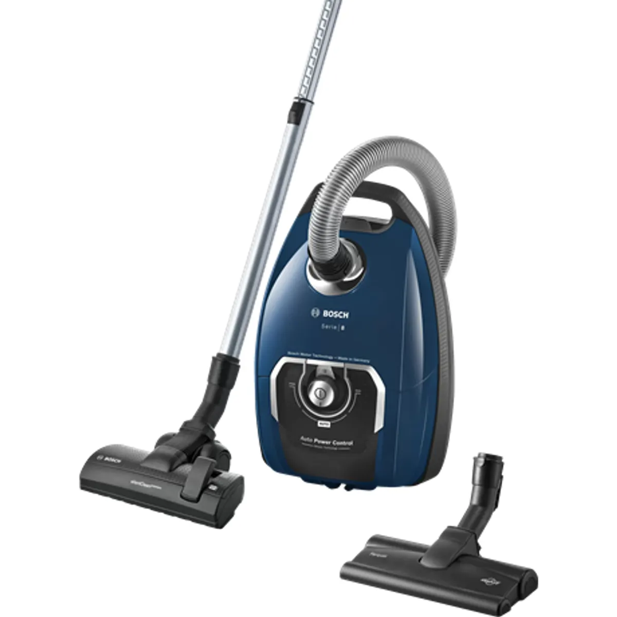 Bosch BGL8X230 Serie8 Classic porzsákos porszívó HEPA H13 72 dB automata teljesítményszabályozás 15 m sugarú munkaterület XXL 5 literes porzsák #1