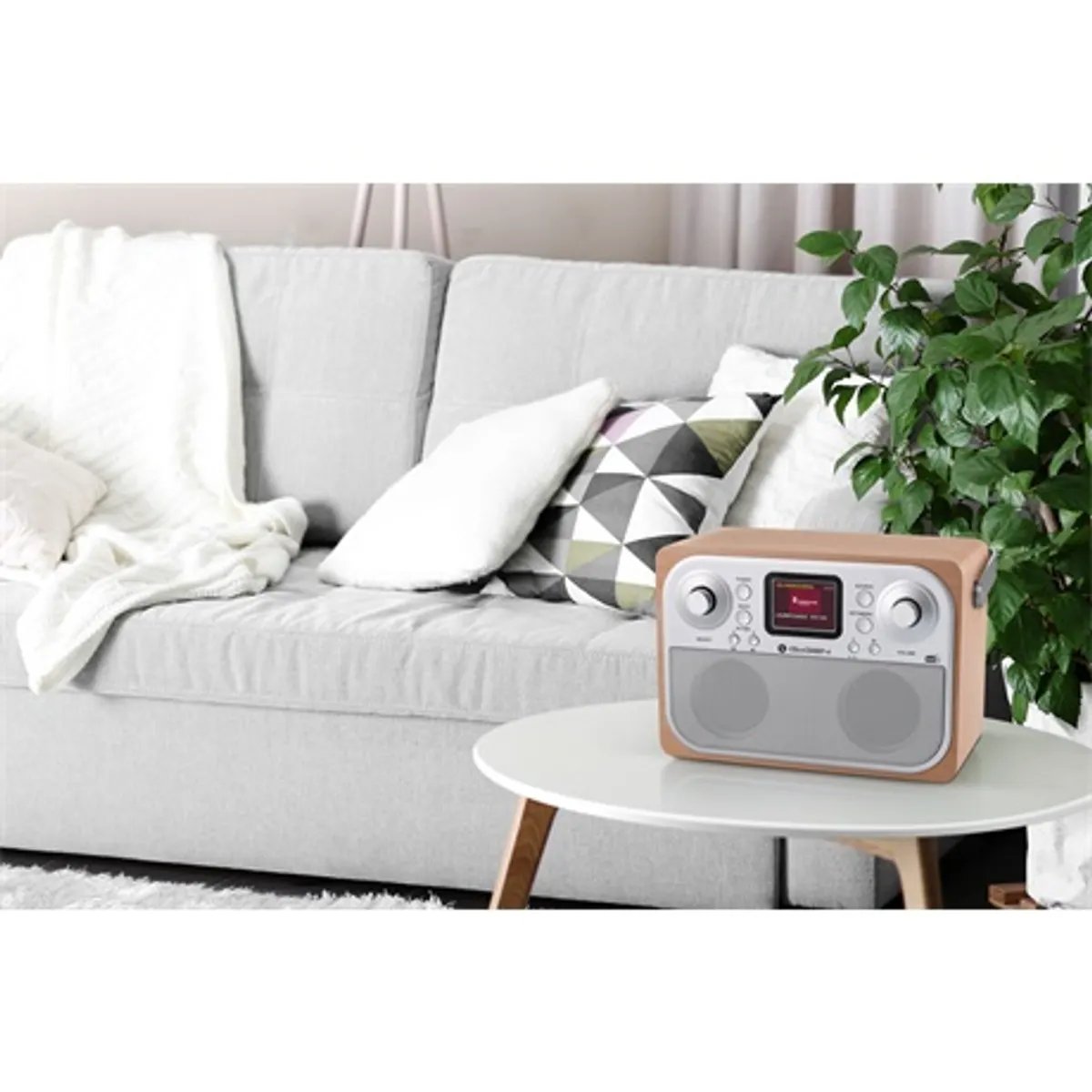 Gogen DAB700BTCB DAB vevő FM tuner Bluetooth 2x4,5W 30 előbeállítás #8