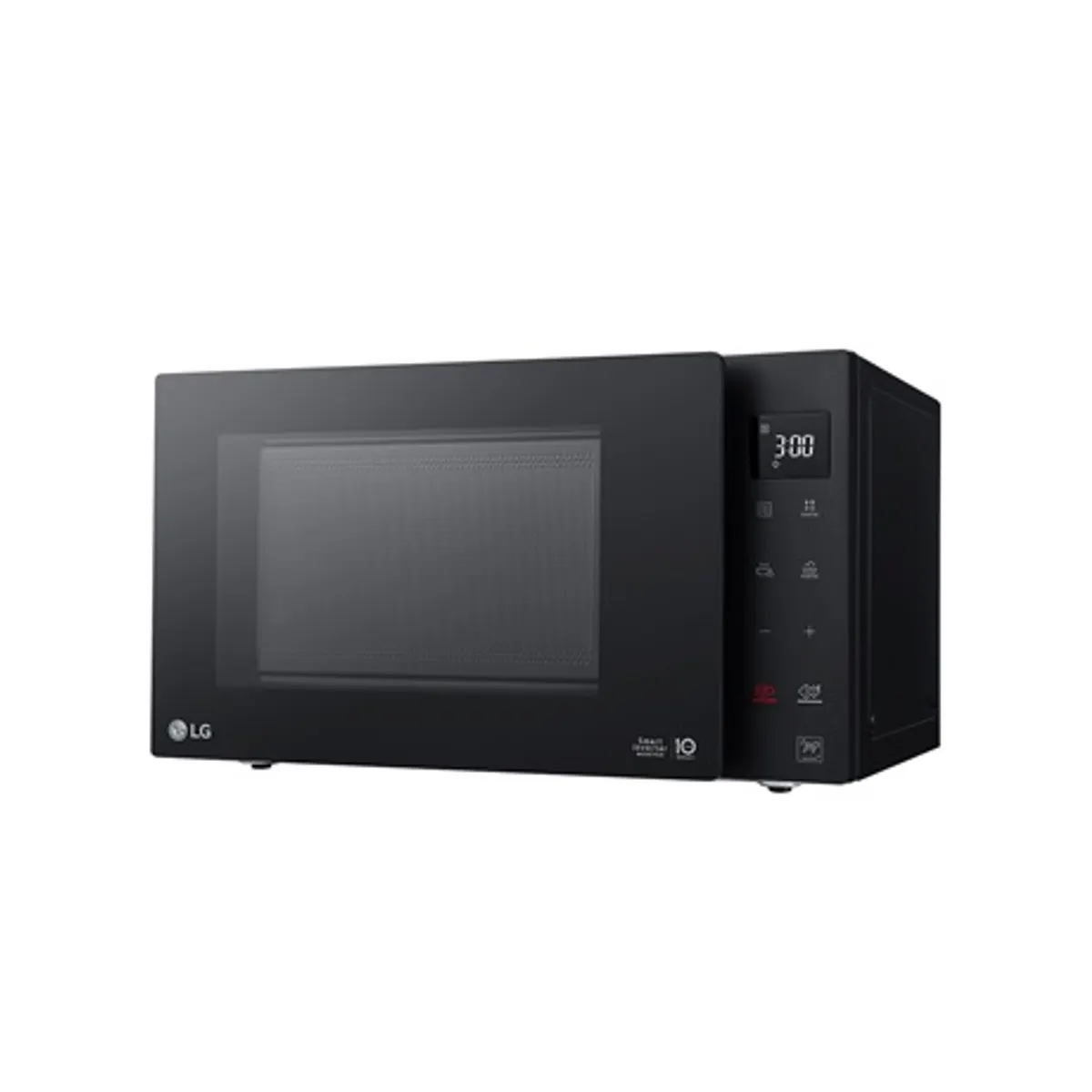 LG MS2336GIB mikrohullámú sütő 23 l 1000 W EasyClean bevonat Smart Inverter fehér LED gyors kiolvasztás gyerekzár rejtett fogantyú fekete #4