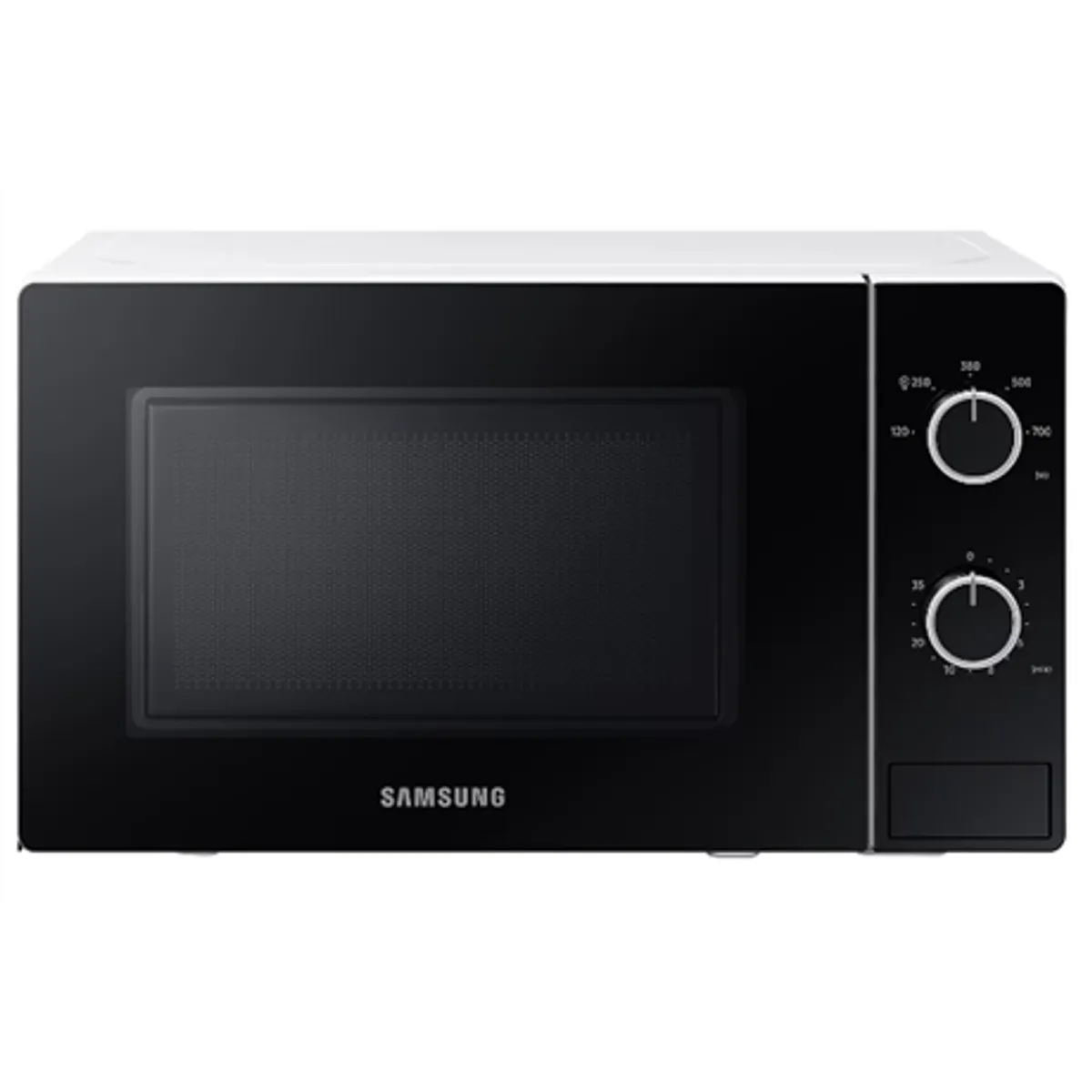 Samsung MS20A3010AH/EO Mikrohullámú sütő 700W 20L mechanikus vezérlés két tekerőgomb LED világítás #1