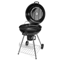Fieldmann FZG 1004 grill faszenes 54 cm tűztér krómozott grillrács fedél 57x20 cm grillfelület 54 cm átmérő magasság 68 cm #4