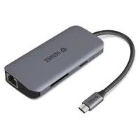 Yenkee YTC 081 USB-C hub 8 az 1-ben PD 100W HDMI 4K30 USB 3.2 Gen2 RJ-45 SD MicroSD #2