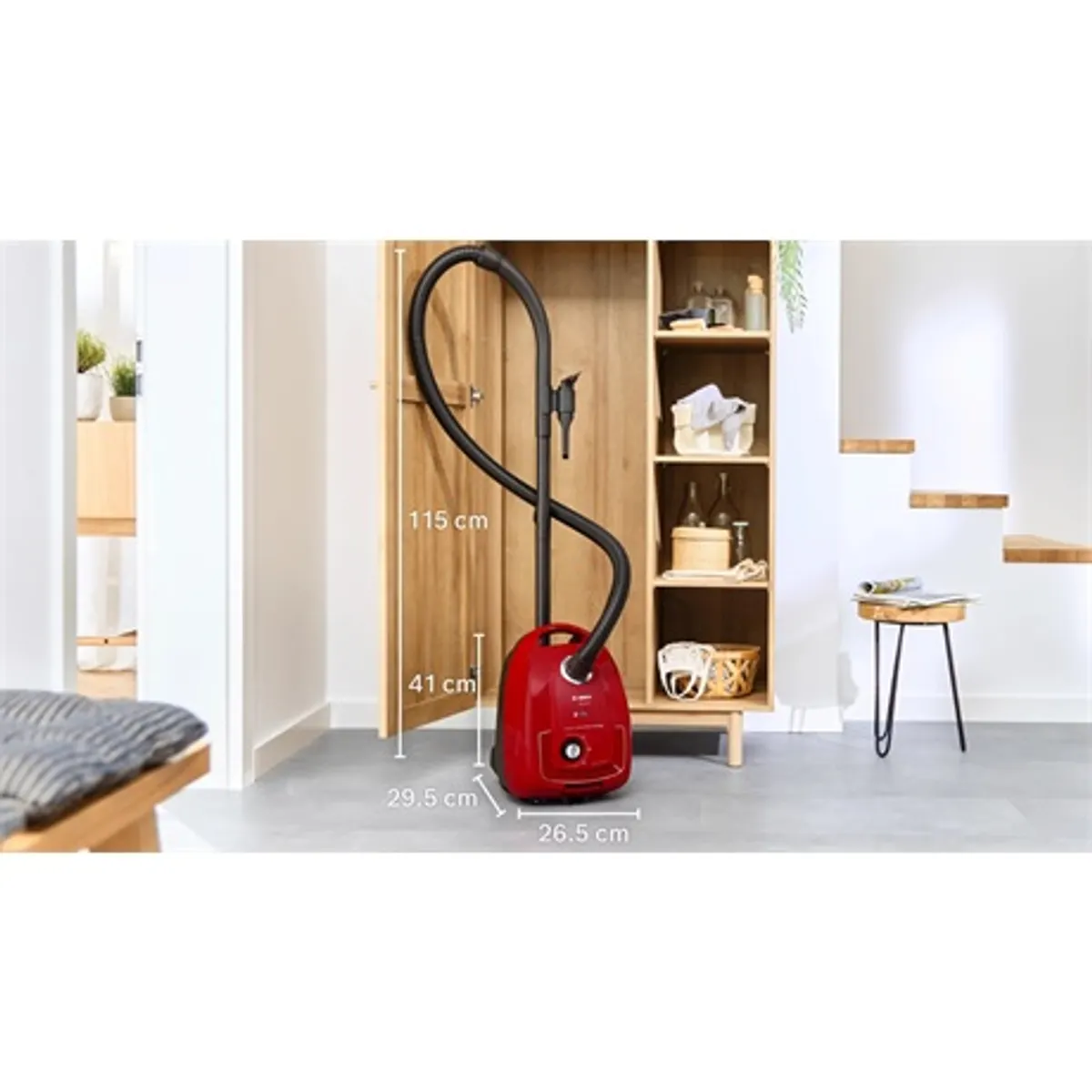 Bosch BGB38RD2 Serie4 porzsákos porszívó 600 W PowerProtect PureAir piros #8