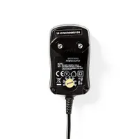 Nedis ACPA006 univerzális AC-DC tápegység 3-12V DC 0,6A 7,2W 6 cserélhető adapterfej 1,80 m kábel #2