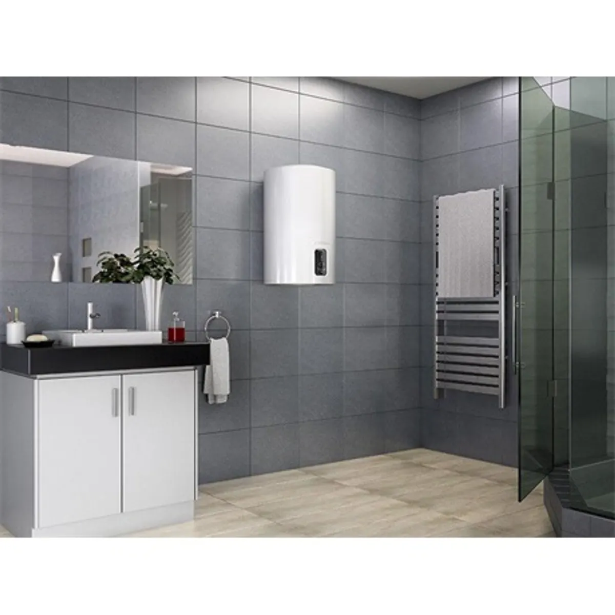 Ariston LYDOS ECO 50 V 1,8K EU 3201857 Lydos eco 50 l vízforraló tartály IPX3 8 bar 80 C 230 V #7