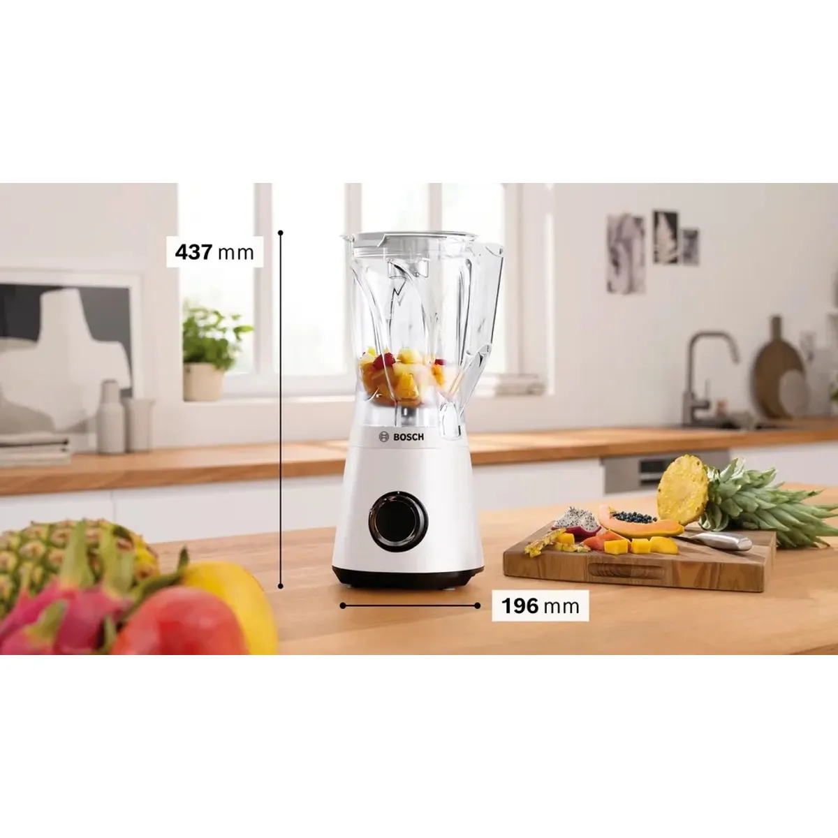 Bosch MMB6141W VitaPower Serie4 turmixgép 1,5 l Tritan kancsó 2 fokozat impulzus funkció #3