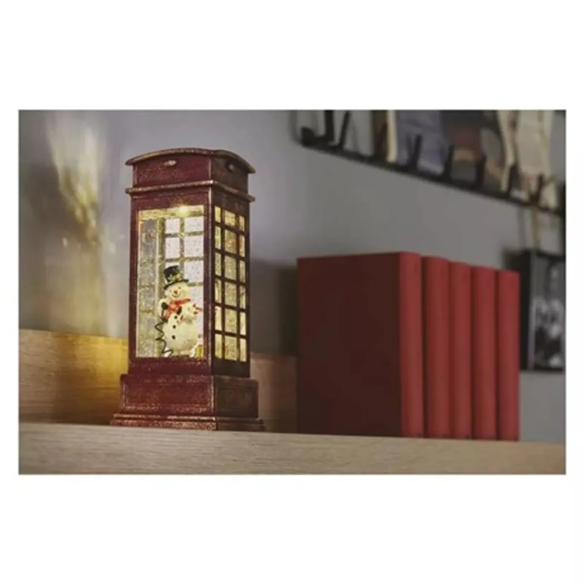 Emos DCLW18 telefonfülke LED dekoráció meleg fehér 10x10x25 cm beltéri időzítő 3xAA LED 1 db IP20 #7