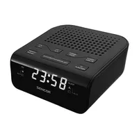 Sencor SRC 136 B Ébresztőórás rádió PLL FM, 2 ébresztő ismétléssel, ébresztés rádióval vagy hangjelzéssel, LED kijelző, 20 programhely FM #1