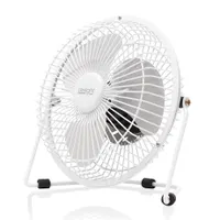 Delight 51110WH USB asztali ventilátor 18 cm 5V 1,75W fém lapát ketrec állítható dőlésszög körbeforgatható #3