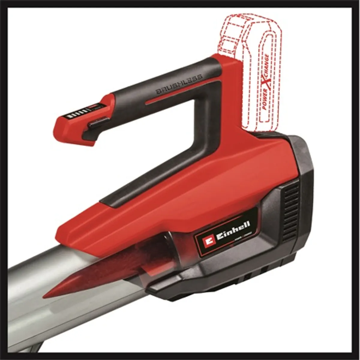 Einhell GP-LB 18/200 LI GK - SOLO lombfúvó Power X-Change 18V puha markolat fali tartó #2