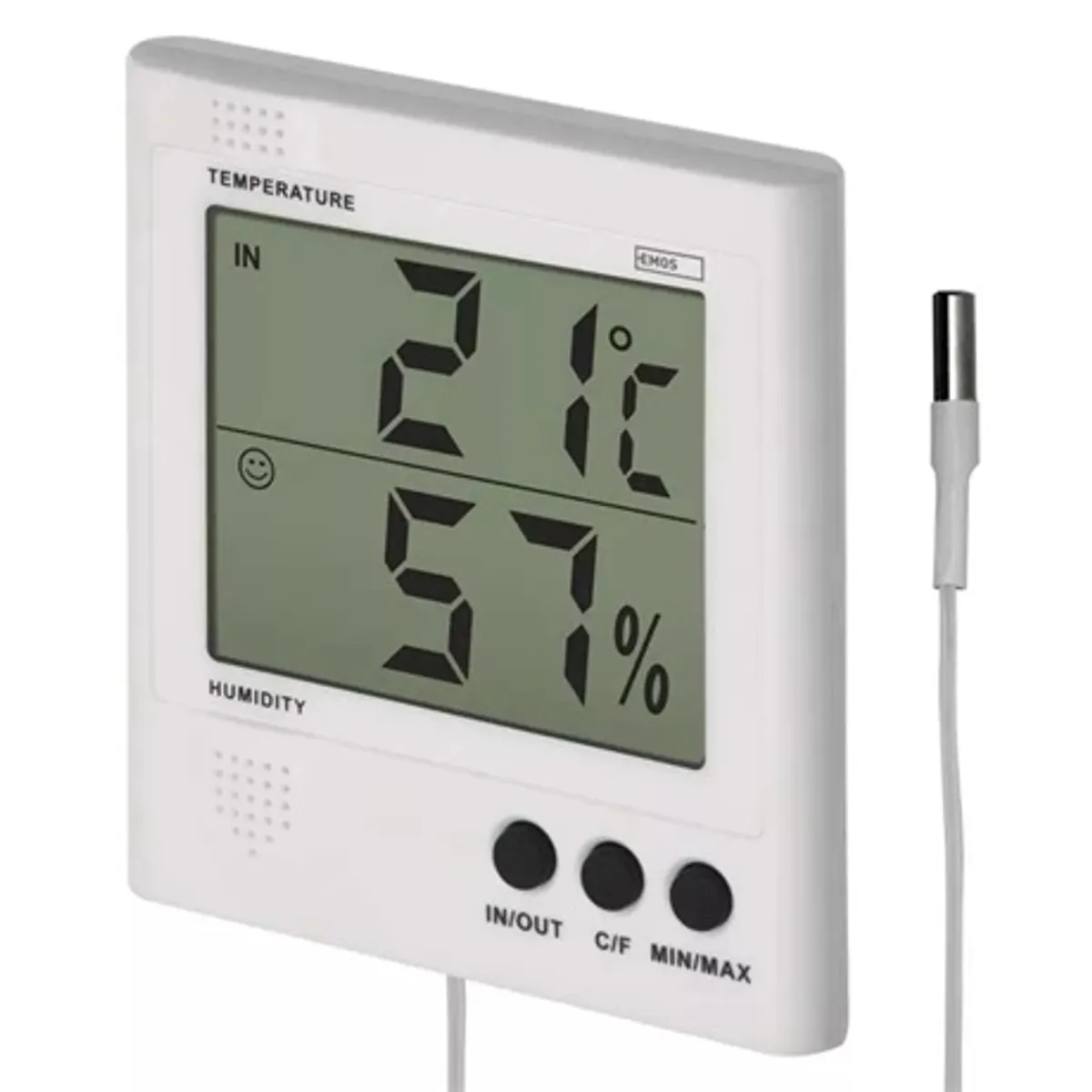 Emos E8471 digitális vezetékes hőmérő és páratartalom mérő #2