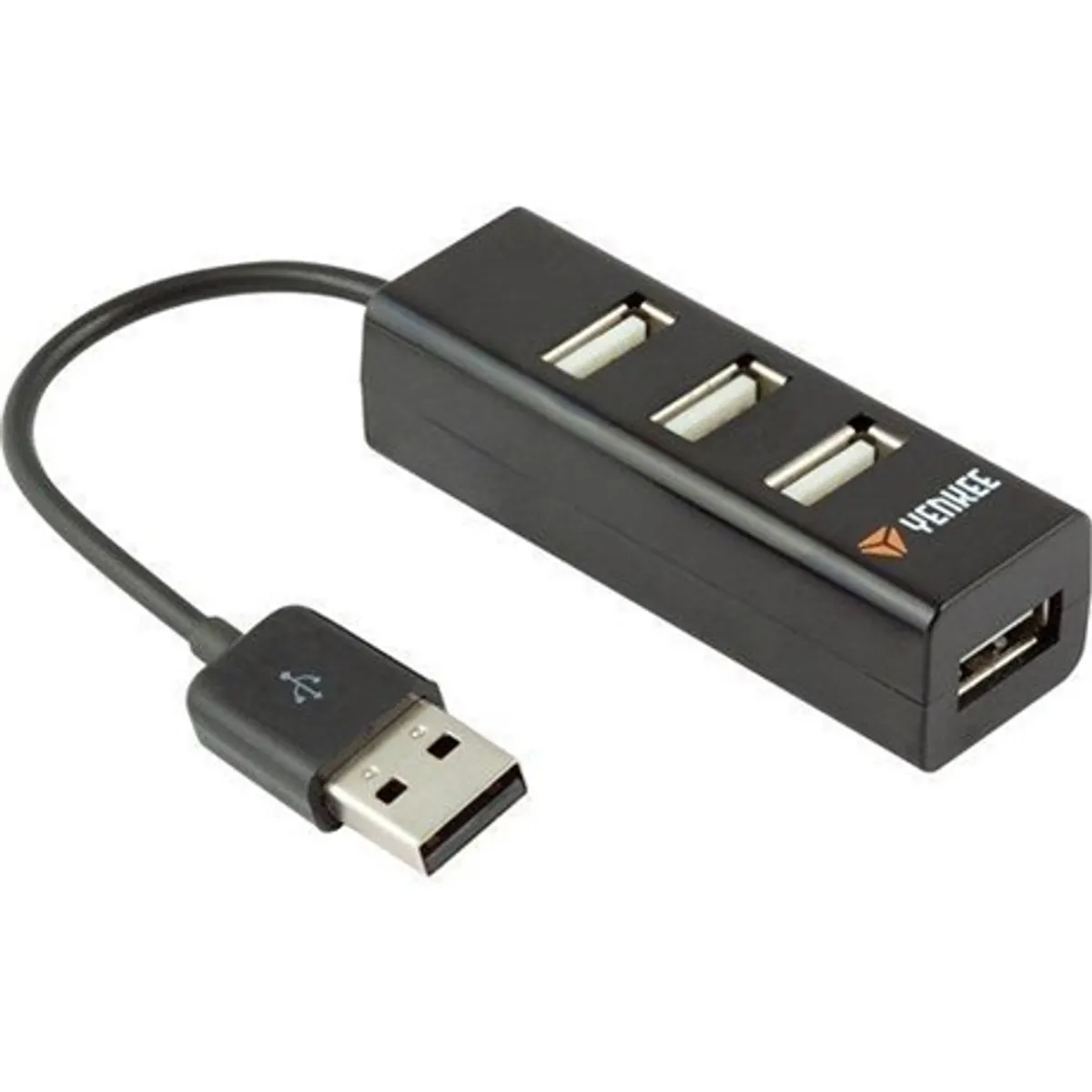Yenkee YHB 4001 BK USB hub 4-port USB 2.0 plug-and-play fekete #1