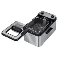 Sencor SFR 7200SS olajsütő 2200 W, 3,2 l kapacitás, 130-190 °C termosztát, időzítő, tapadásmentes belső edény, kivehető kosár, hideg fogantyú #2