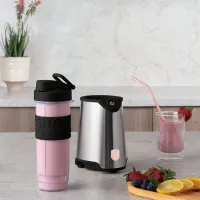 Berlinger Haus BH-9601 smoothie készítő rozsdamentes acél test 18/10 pengék jégtörő funkció 400W 2 db 500 ml pohár #5