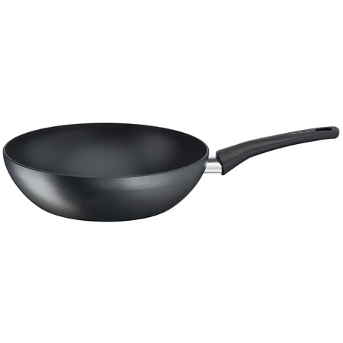 Tefal G2701972 Wok serpenyő 28 cm - alumínium, szürke, tapadásmentes bevonat, indukciós-kompatibilis, sütőben 175 fokig, fix fogantyú #3