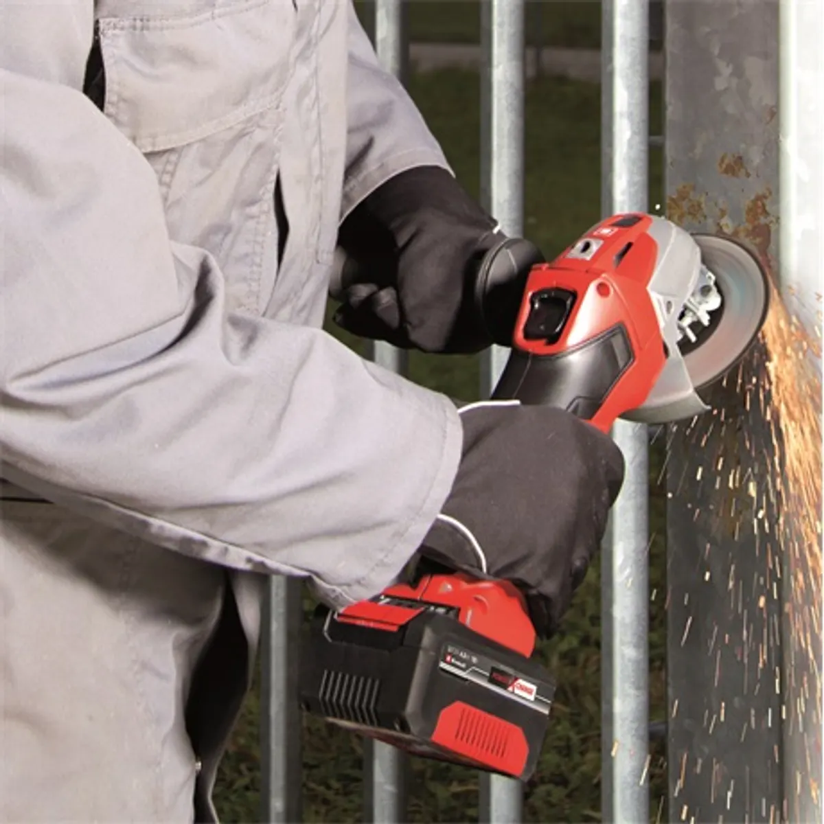Einhell TE-AG 18 115 LI 1X4 0Ah Sarokcsiszoló 18V Li-Ion 115mm softgrip 3 pozíciós pótfogantyú #5